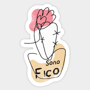 SALENTOmadness "Sono Fico" - I am Cool Sticker